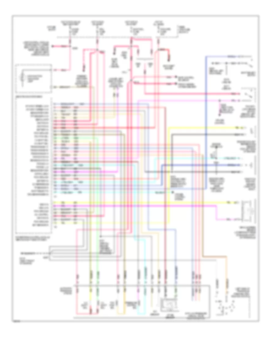 4 0L VIN C A T Wiring Diagram 4T80 E for Oldsmobile Aurora 1999