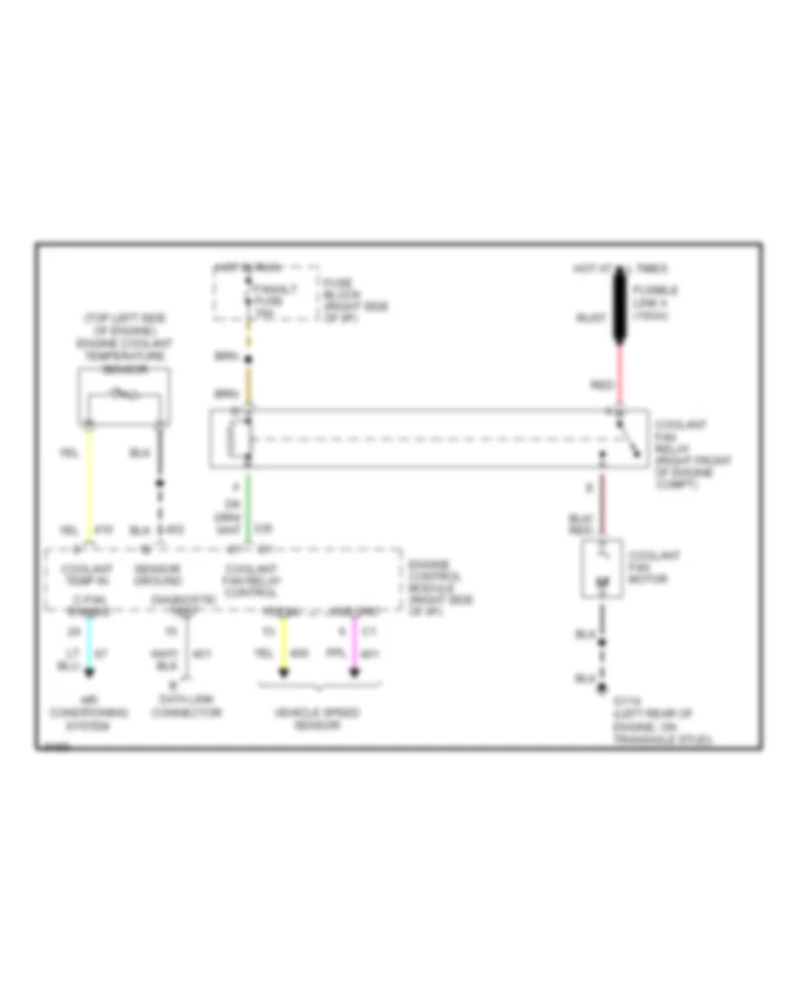 2 5L VIN R Cooling Fan Wiring Diagram for Oldsmobile Cutlass Cruiser SL 1992