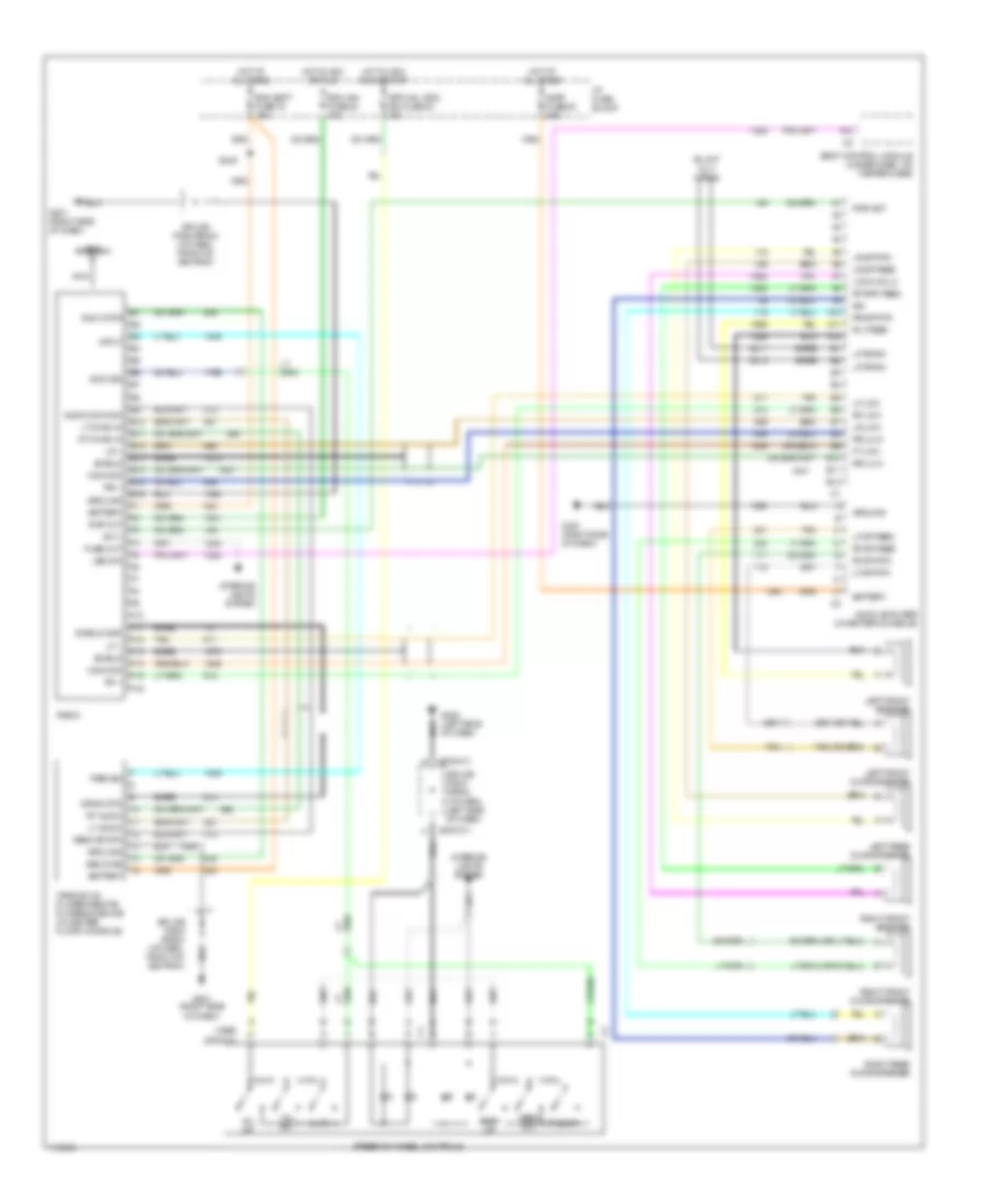 Radio Wiring Diagrams with Amplifier for Oldsmobile Bravada 1999