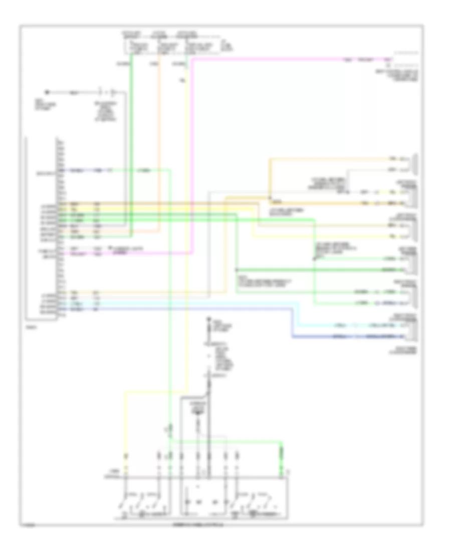 Radio Wiring Diagrams, without Amplifier for Oldsmobile Bravada 1999