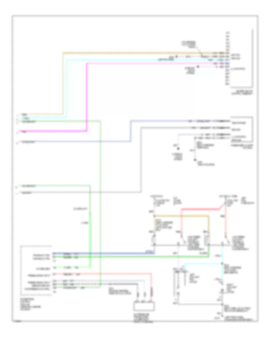 Automatic A C Wiring Diagram 2 of 2 for Oldsmobile Eighty Eight 1999