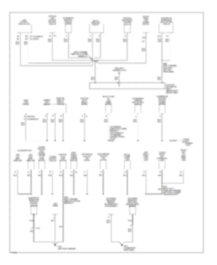 Ground Distribution Wiring Diagram 2 of 6 for Oldsmobile Eighty Eight 1999