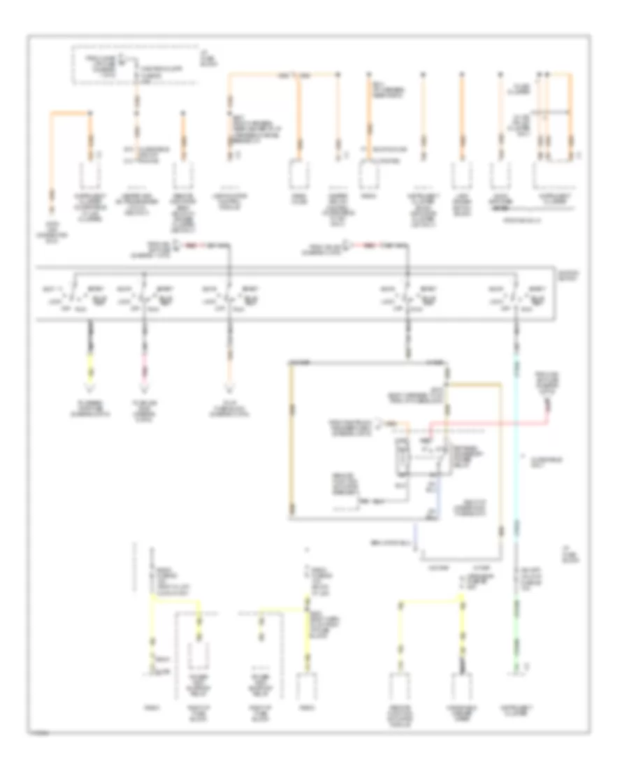 Power Distribution Wiring Diagram 4 of 6 for Oldsmobile Eighty Eight 1999