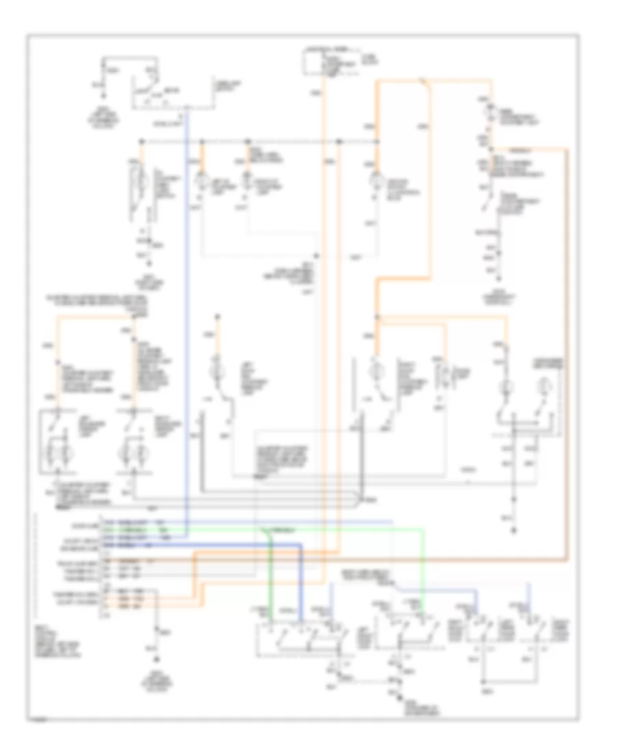 Courtesy Lamps Wiring Diagram for Oldsmobile Intrigue GL 1999