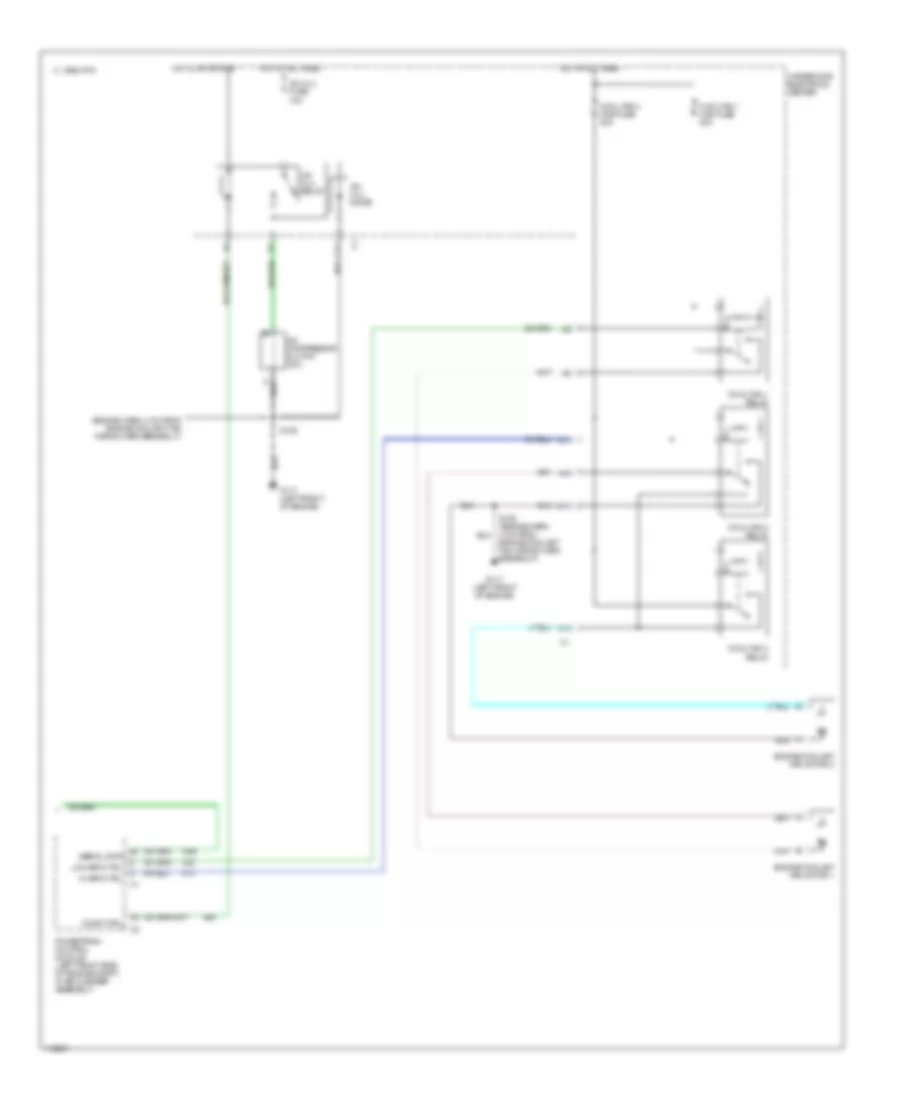 Automatic A C Wiring Diagram 2 of 2 for Oldsmobile Intrigue GLS 1999