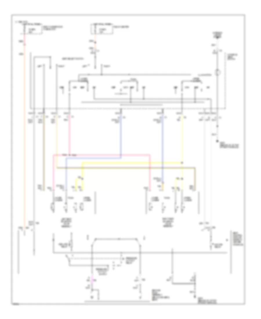 Lumbar Wiring Diagram Touring Sedan for Oldsmobile Ninety Eight Regency Elite 1992