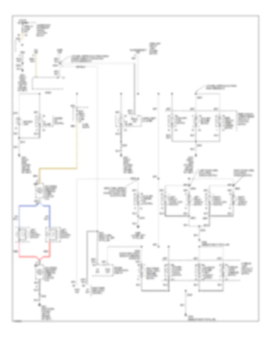 Instrument Illumination Wiring Diagram for Oldsmobile Silhouette GS 1999