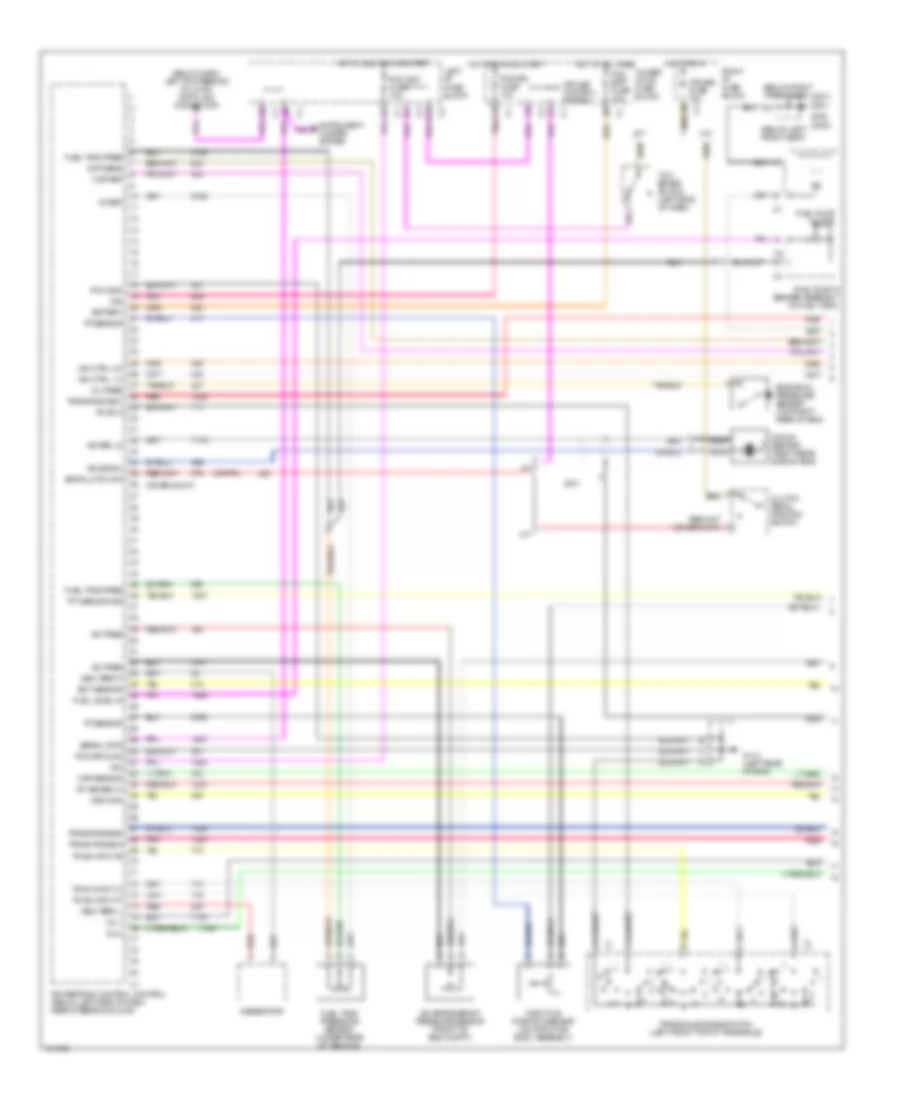 2 4L VIN T Engine Performance Wiring Diagrams 1 of 3 for Oldsmobile Alero GL 2000