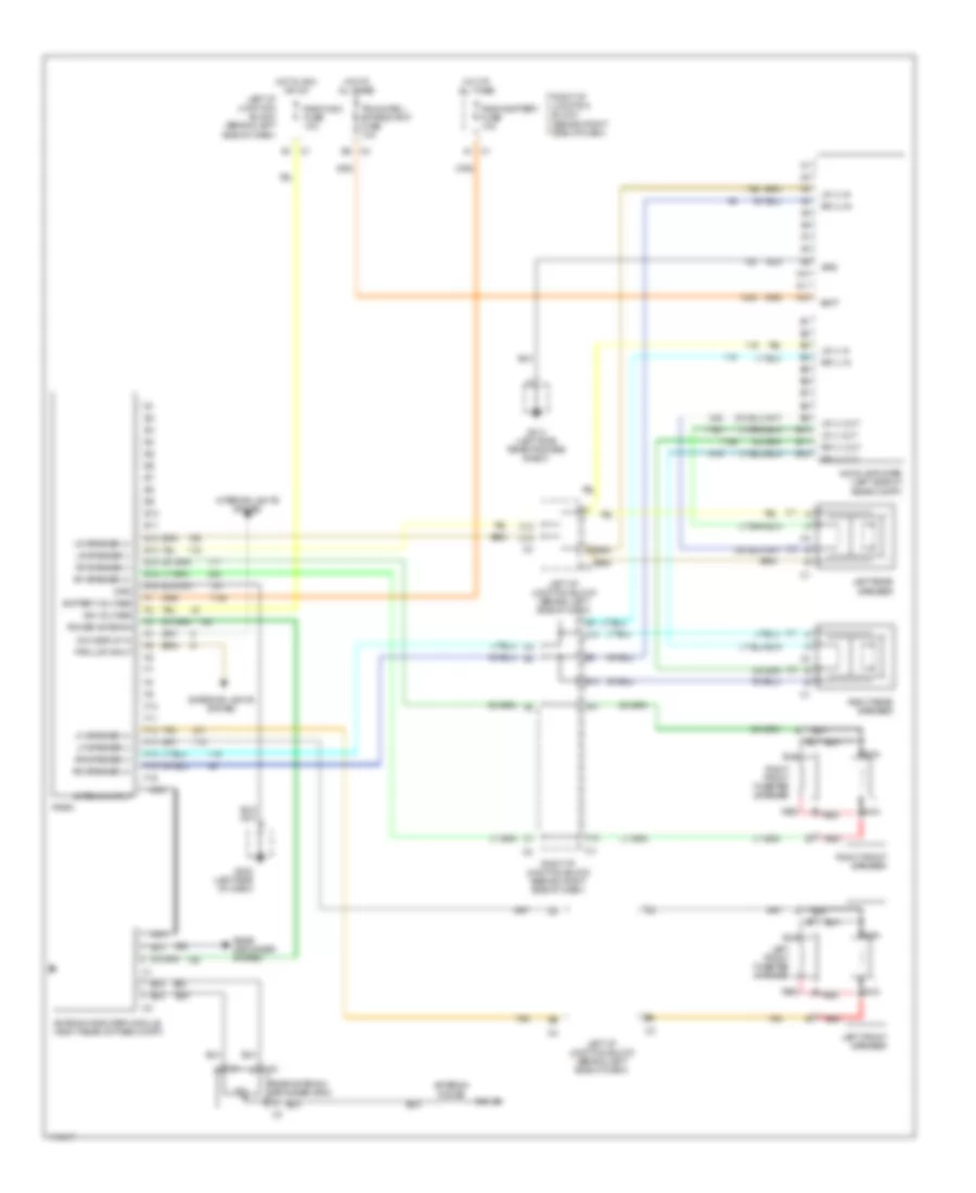 Radio Wiring Diagrams with Amplifier for Oldsmobile Alero GL 2000