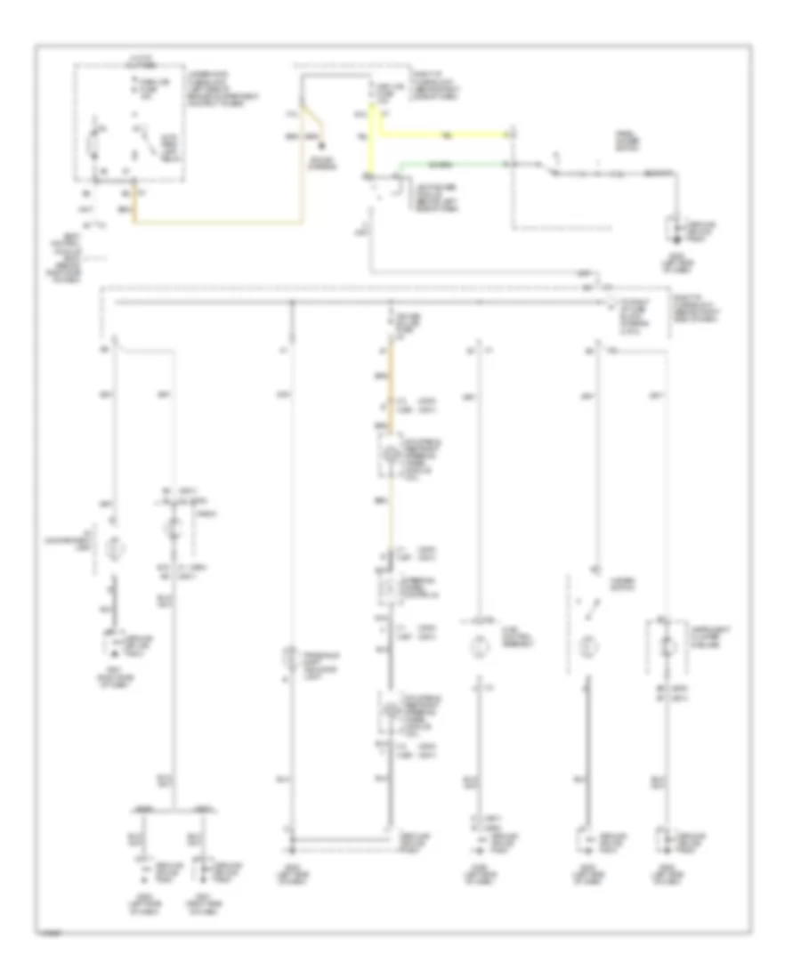Instrument Illumination Wiring Diagram (1 of 2) for Oldsmobile Alero GX 2000