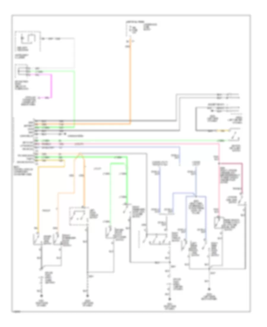 Forced Entry Wiring Diagram for Oldsmobile Bravada 2000