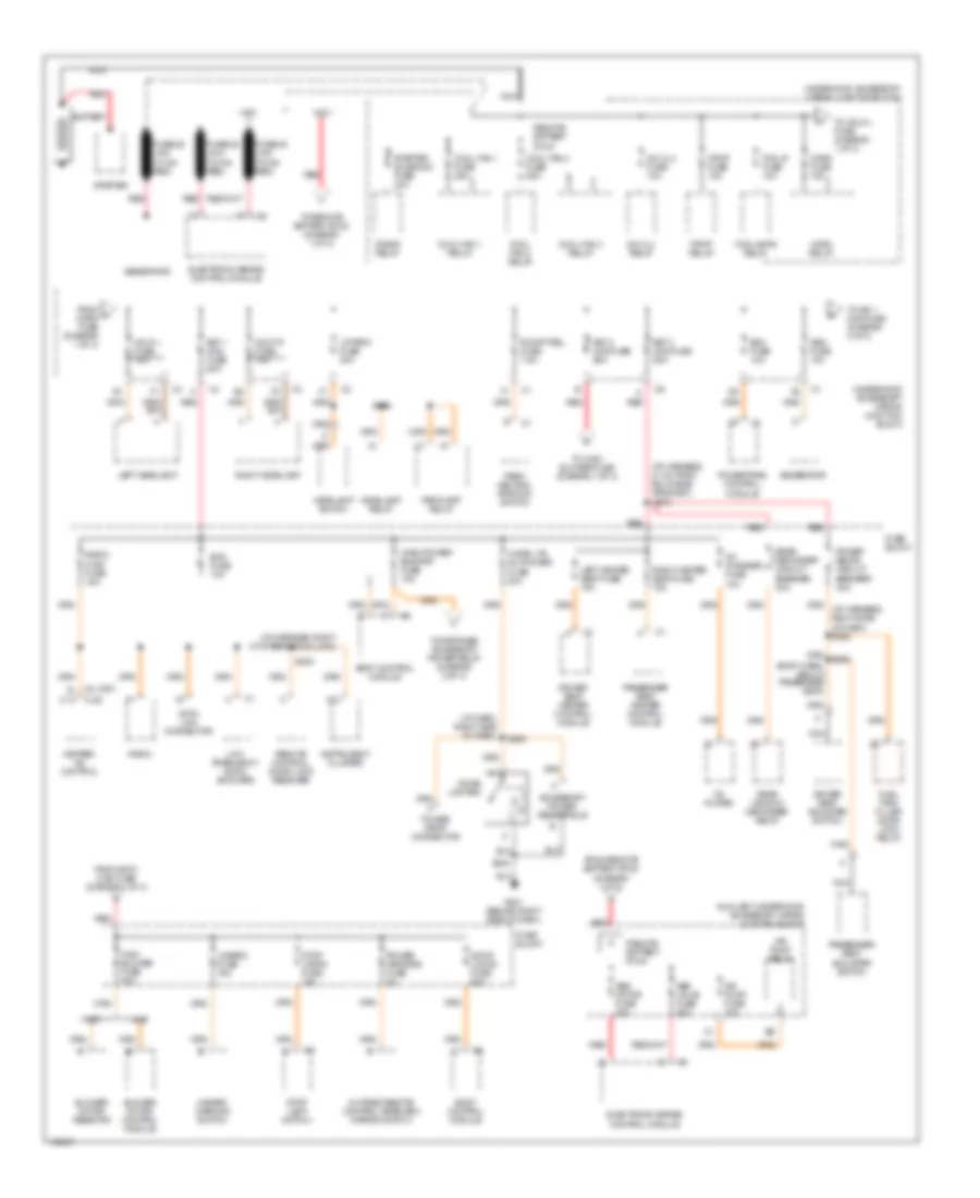Power Distribution Wiring Diagram 1 of 3 for Oldsmobile Intrigue GL 2000