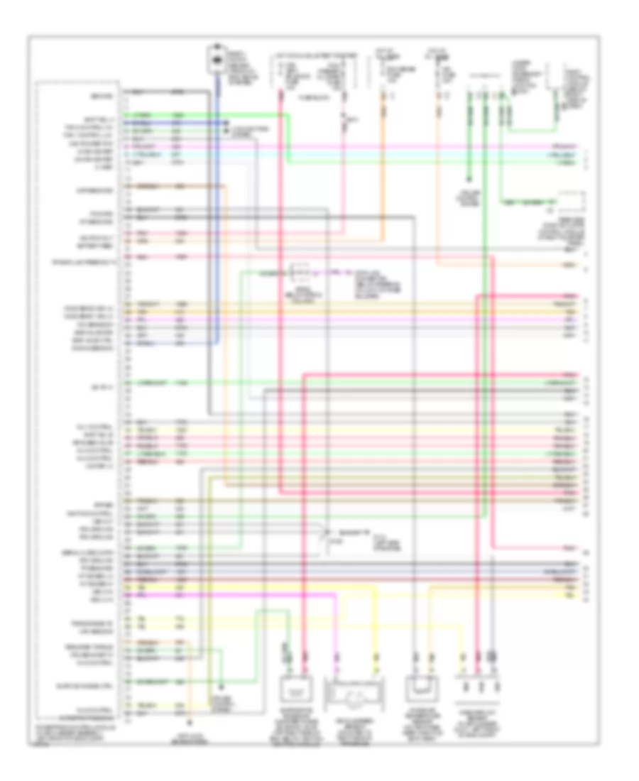 3 4L VIN E Engine Performance Wiring Diagrams 1 of 4 for Oldsmobile Silhouette GL 2000