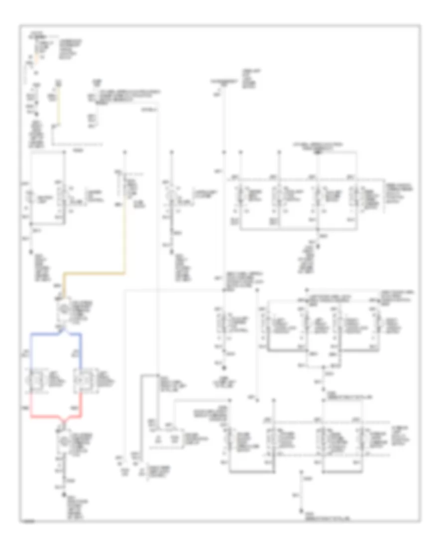 Instrument Illumination Wiring Diagram for Oldsmobile Silhouette GL 2000