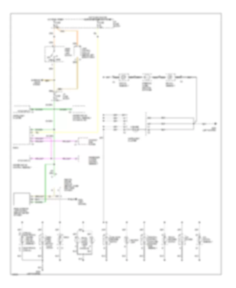 Instrument Illumination Wiring Diagram for Oldsmobile Eighty-Eight Royale 1993