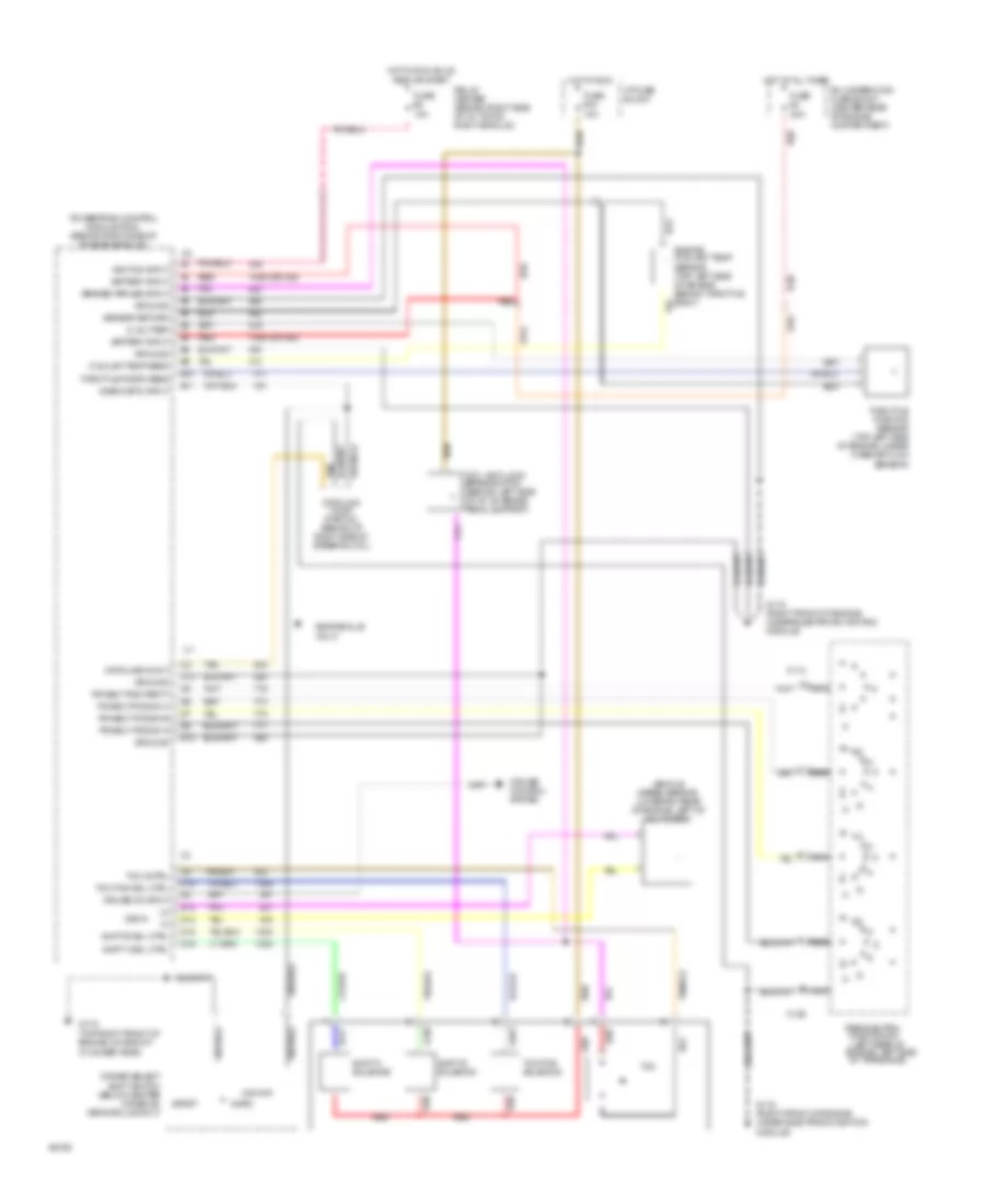 Transmission Wiring Diagram, 4T60-E for Oldsmobile Eighty-Eight Royale 1993