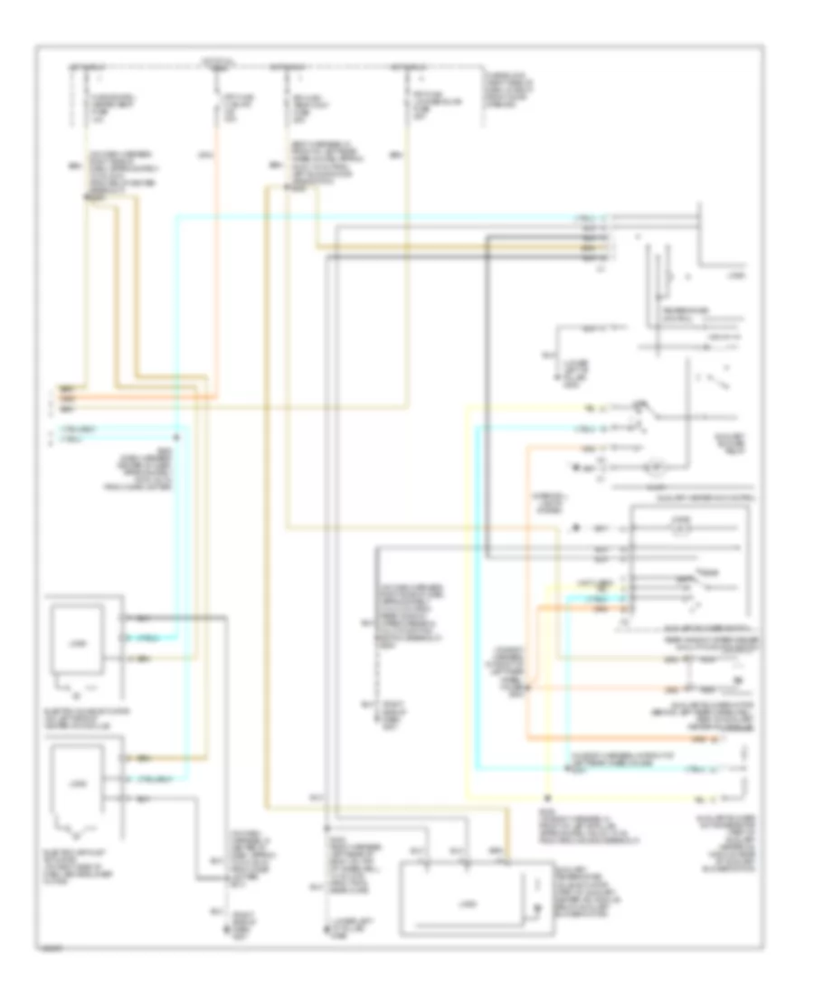 Manual A C Wiring Diagram 2 of 2 for Oldsmobile Silhouette Premiere Edition 2000