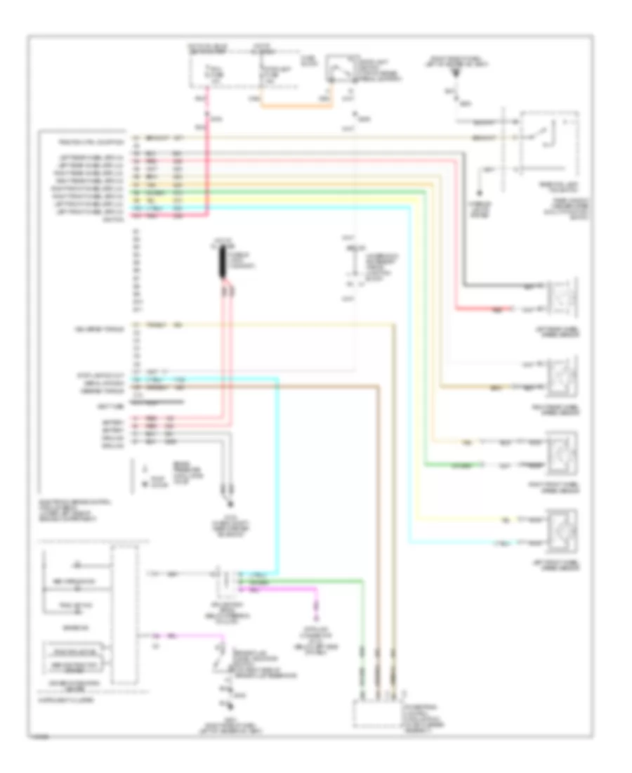 Anti lock Brake Wiring Diagrams for Oldsmobile Silhouette Premiere Edition 2000