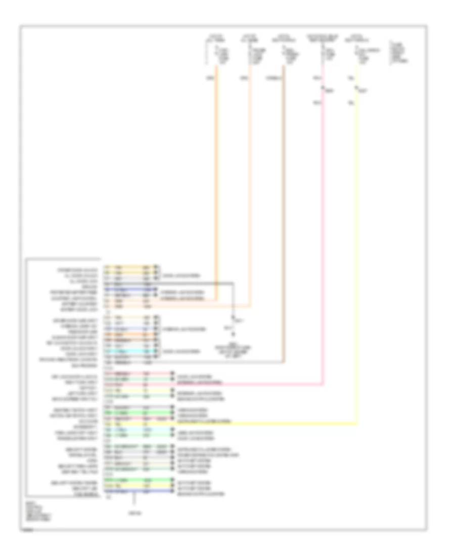 Body Computer Wiring Diagrams for Oldsmobile Silhouette Premiere Edition 2000