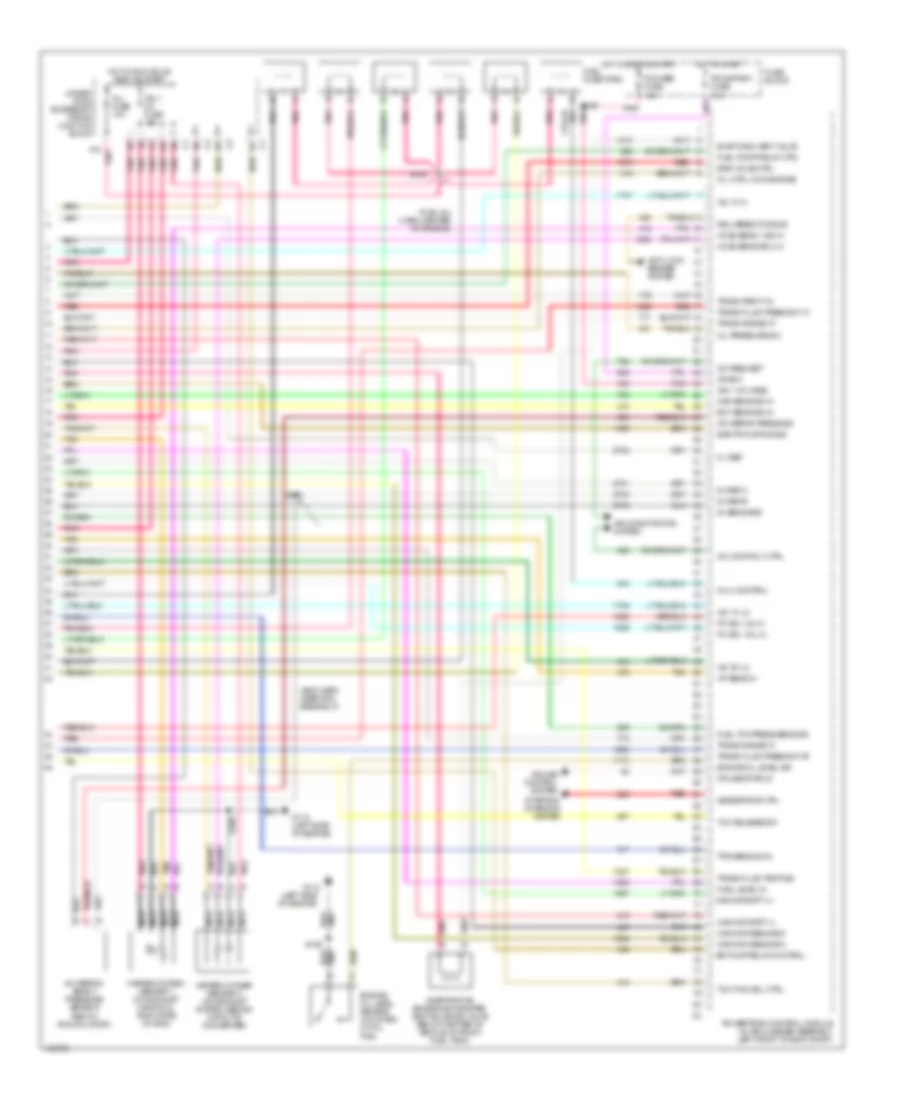 3.4L VIN E, Engine Performance Wiring Diagrams (4 of 4) for Oldsmobile Silhouette Premiere Edition 2000