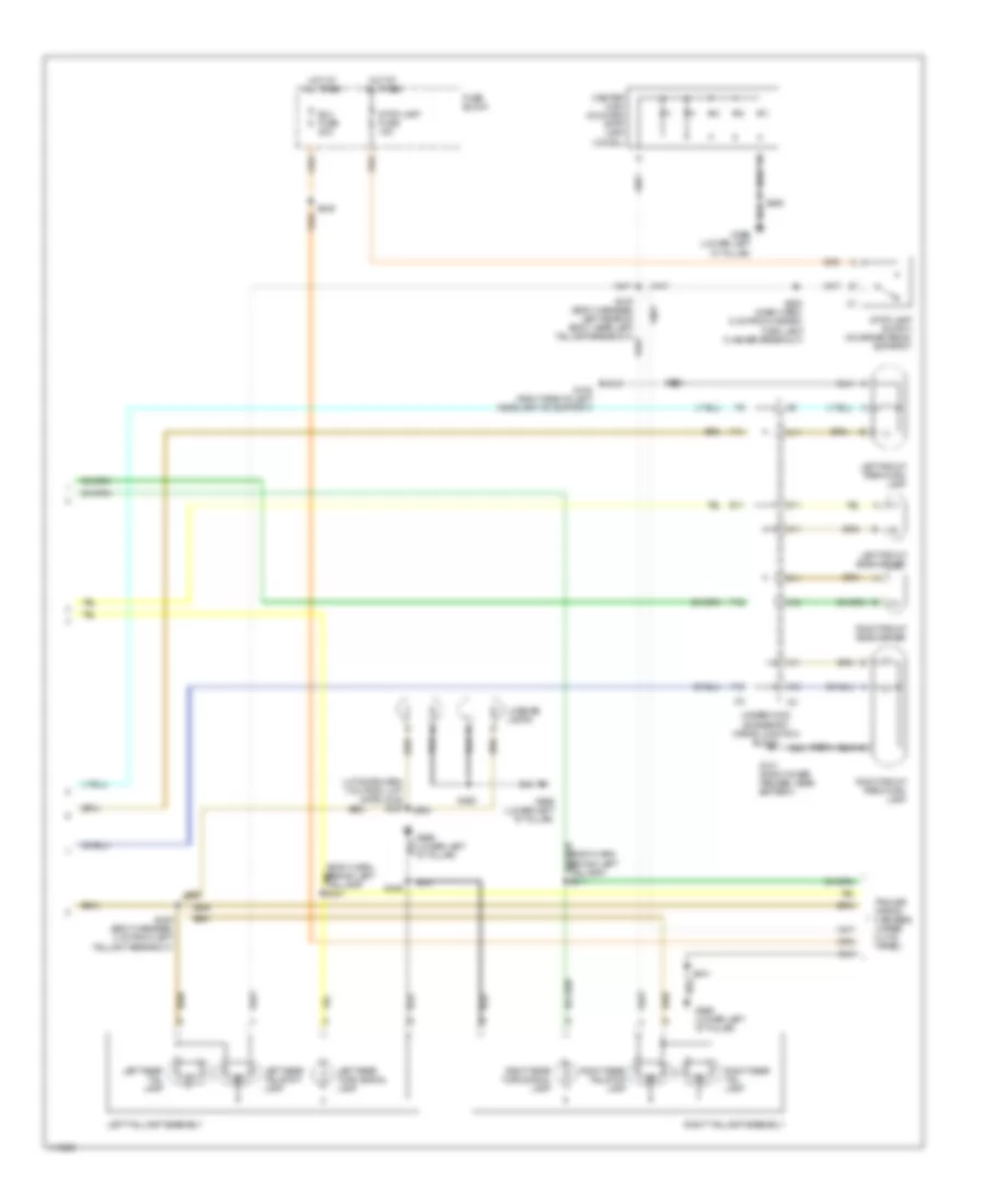 Exterior Lamps Wiring Diagram (2 of 2) for Oldsmobile Silhouette Premiere Edition 2000