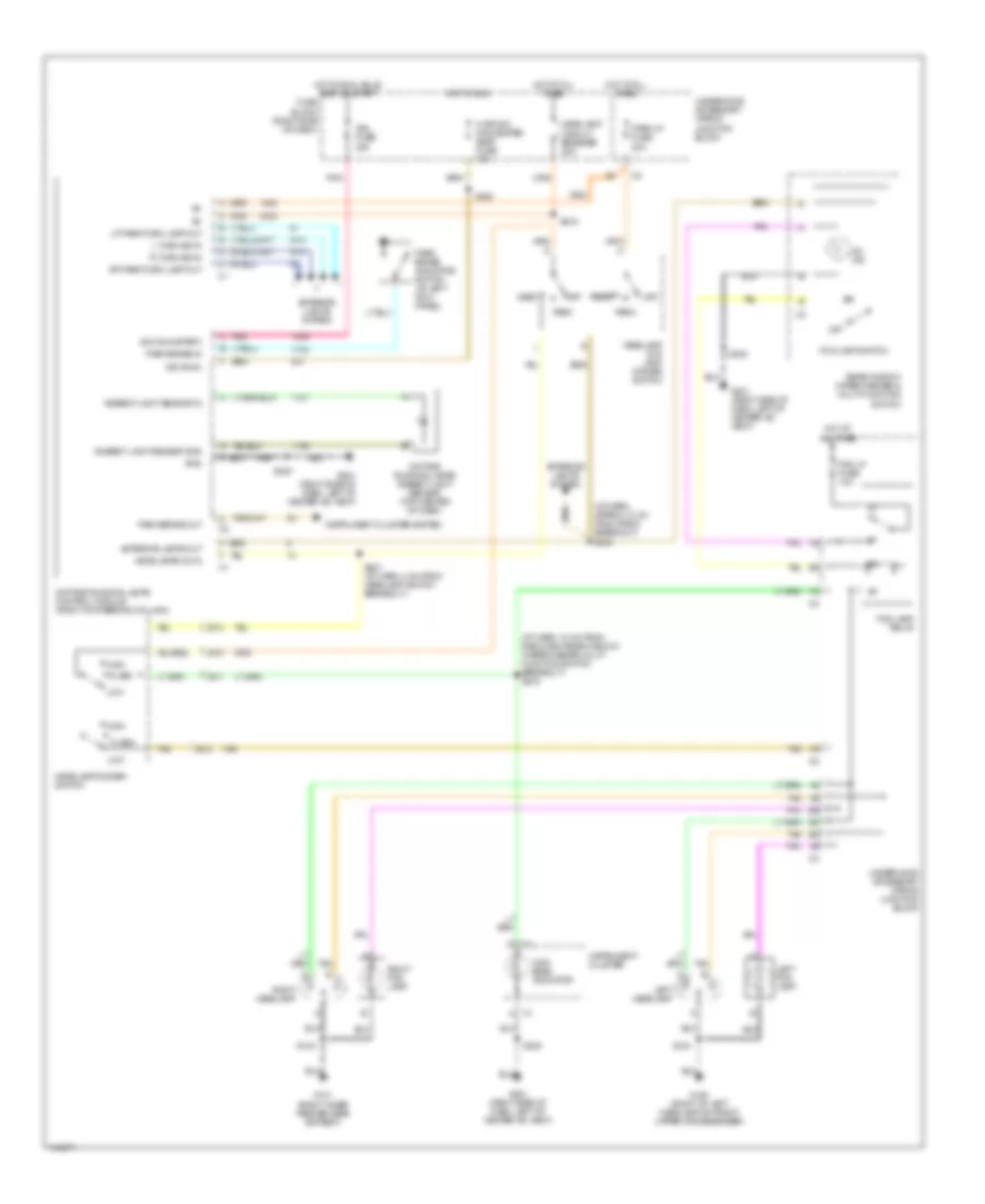 Headlight Wiring Diagram for Oldsmobile Silhouette Premiere Edition 2000