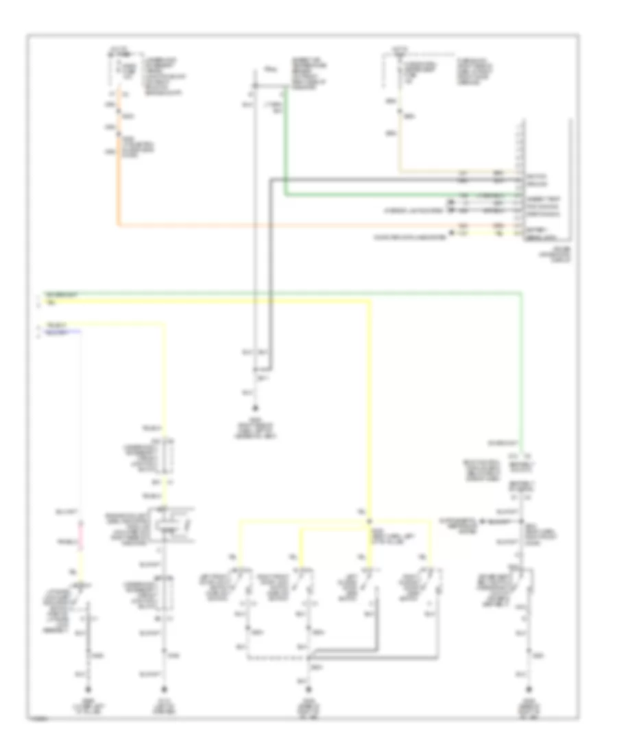 Instrument Cluster Wiring Diagram 2 of 2 for Oldsmobile Silhouette Premiere Edition 2000