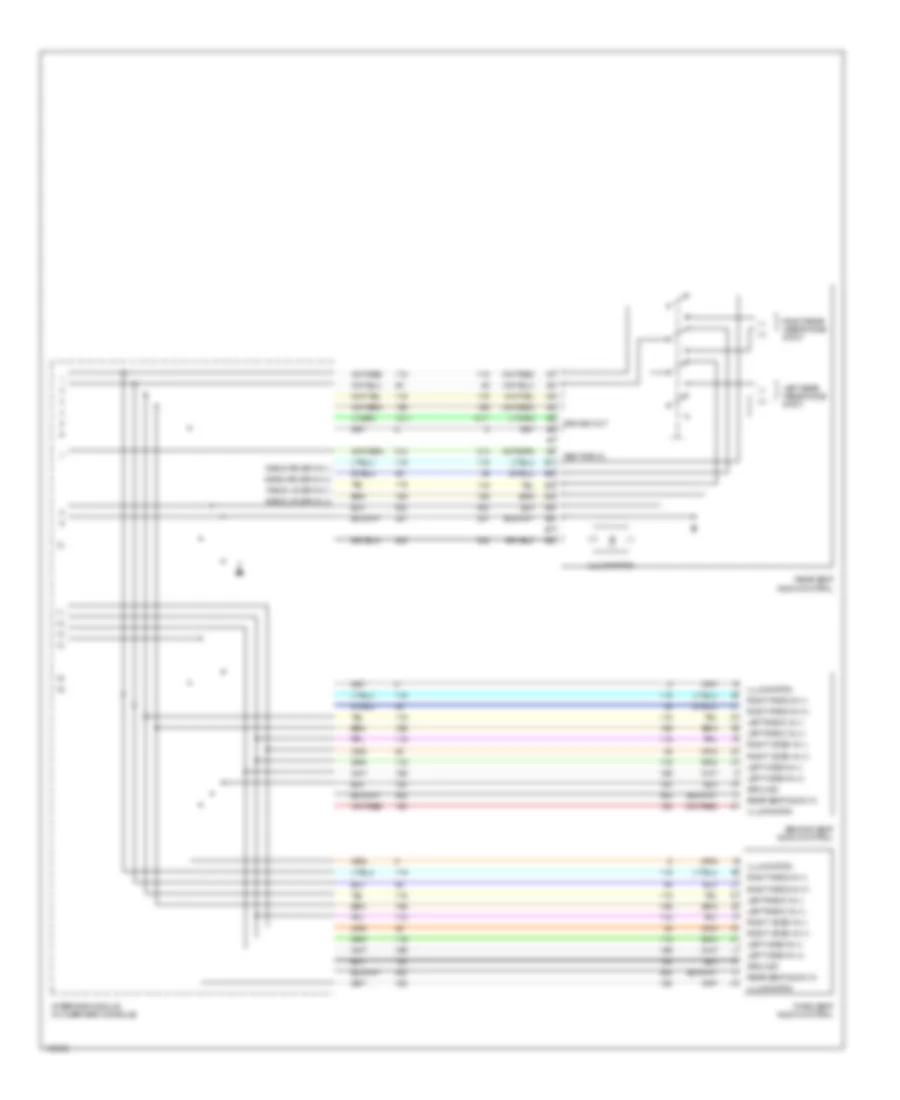 Video System Wiring Diagram 2 of 2 for Oldsmobile Silhouette Premiere Edition 2000