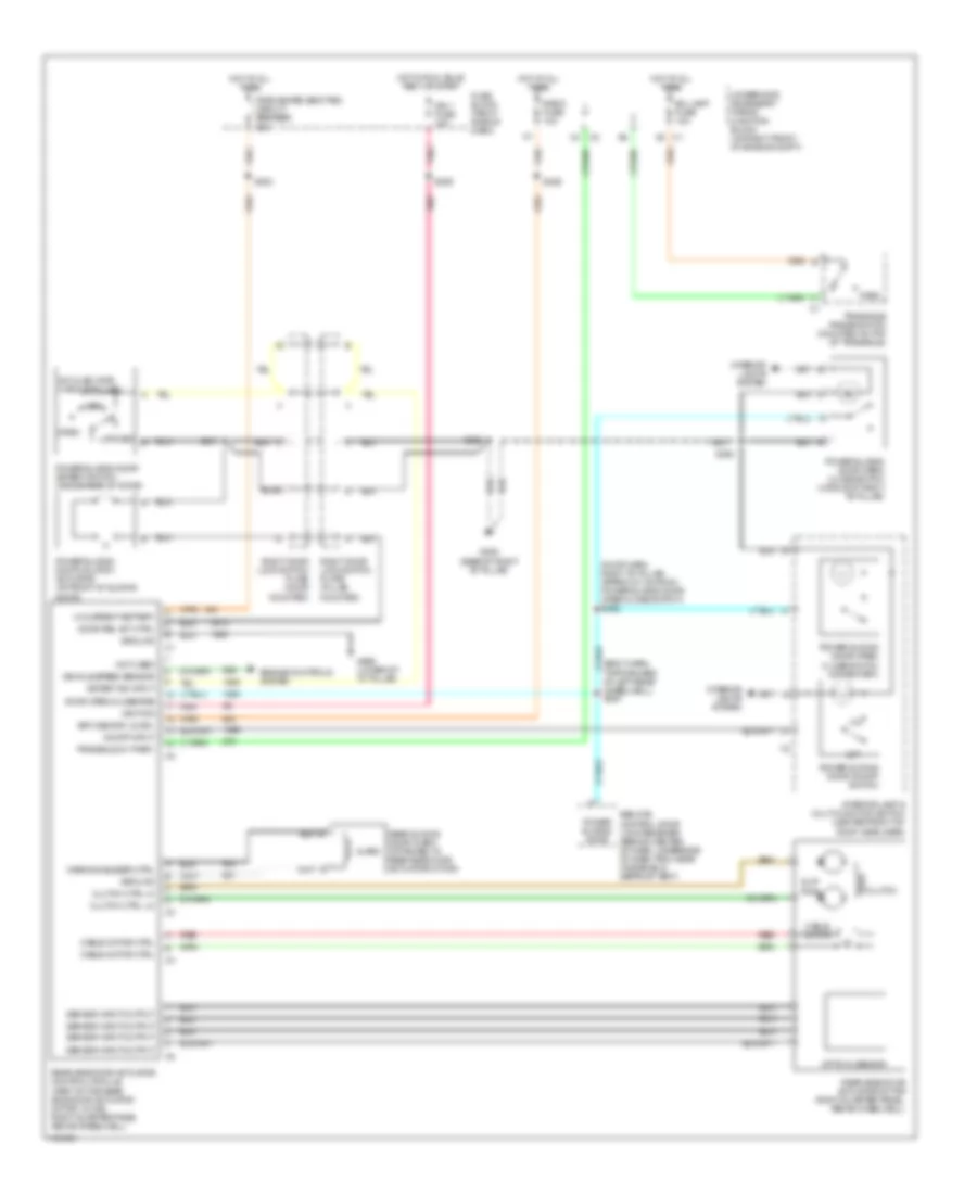 Power Sliding Door Wiring Diagram for Oldsmobile Silhouette Premiere Edition 2000