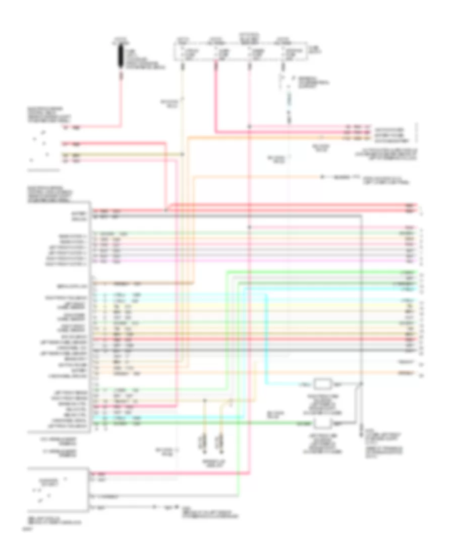 Anti-lock Brake Wiring Diagrams (1 of 2) for Oldsmobile Achieva S 1994