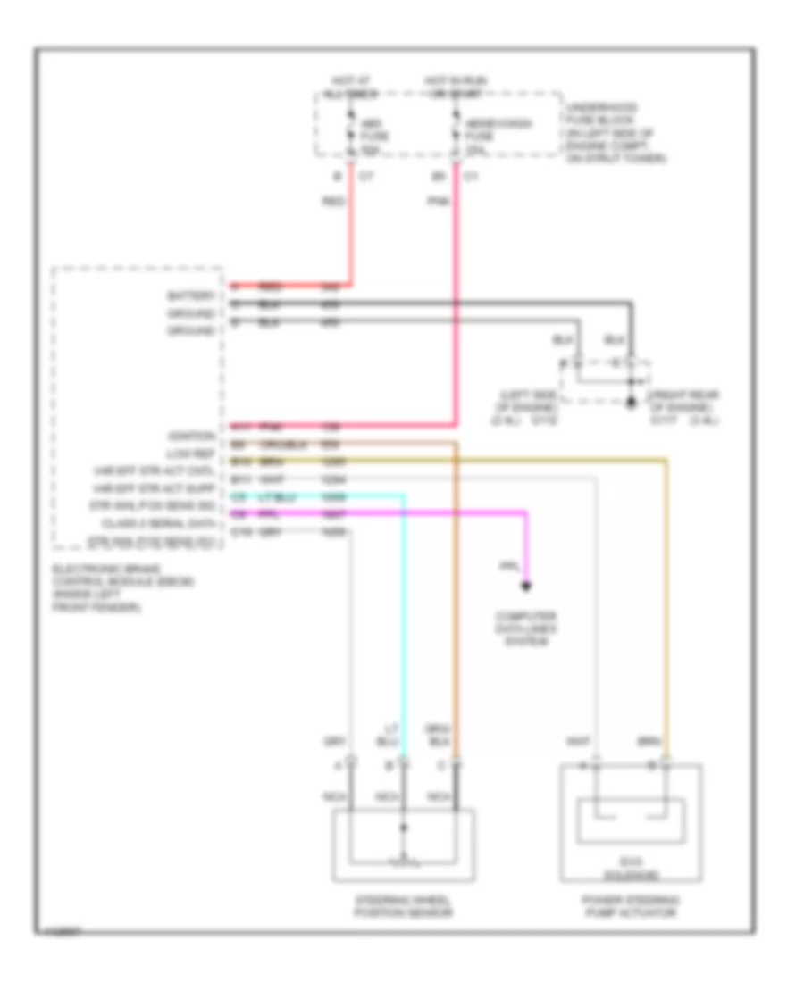 Electronic Steering Wiring Diagram Alero  Grand Am for Oldsmobile Intrigue GLS 2001