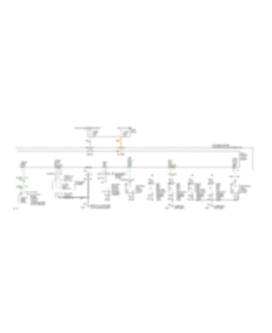 Passive Restraint Wiring Diagram for Oldsmobile Achieva SL 1994