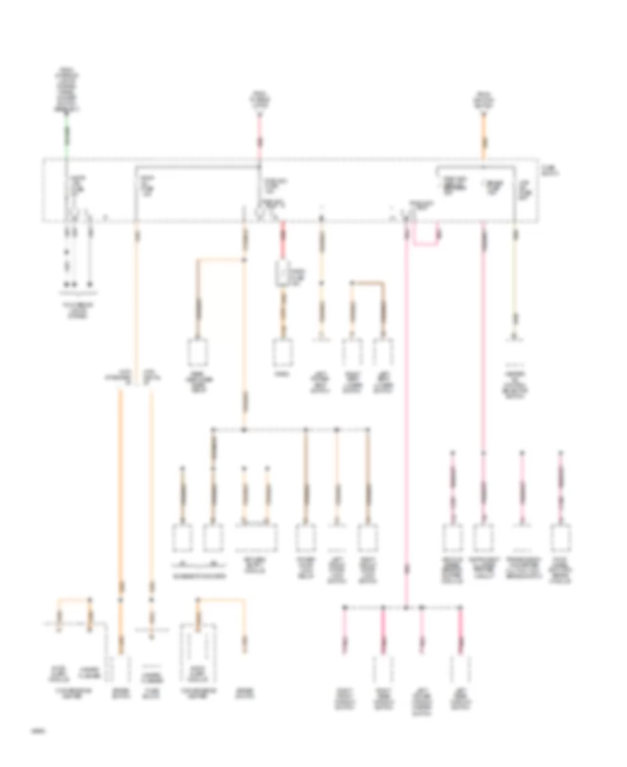 Power Distribution Wiring Diagram (2 of 3) for Oldsmobile Bravada 1994