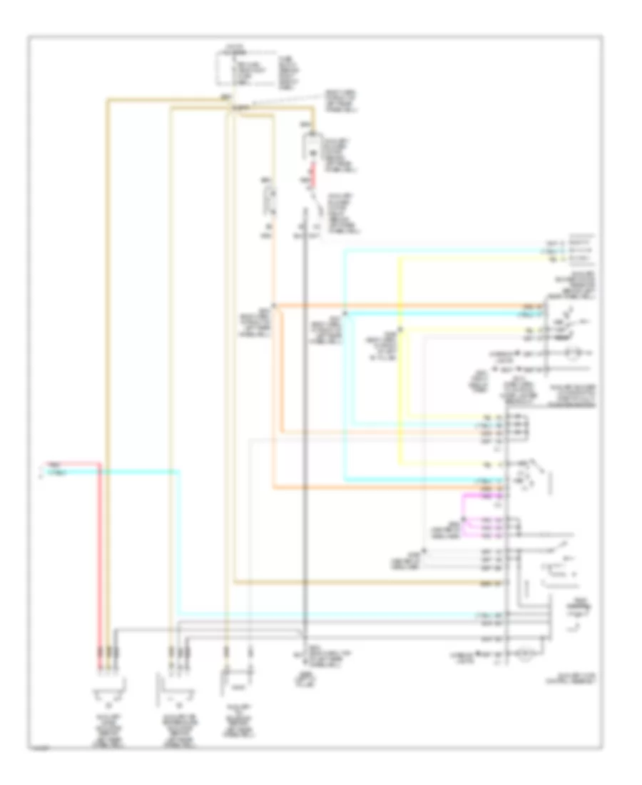 Manual A C Wiring Diagram 2 of 2 for Oldsmobile Silhouette GL 2001