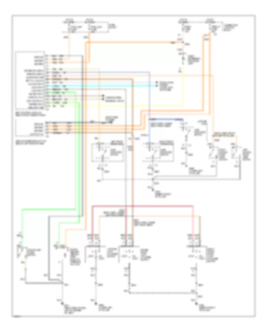 Forced Entry Wiring Diagram for Oldsmobile Silhouette GL 2001
