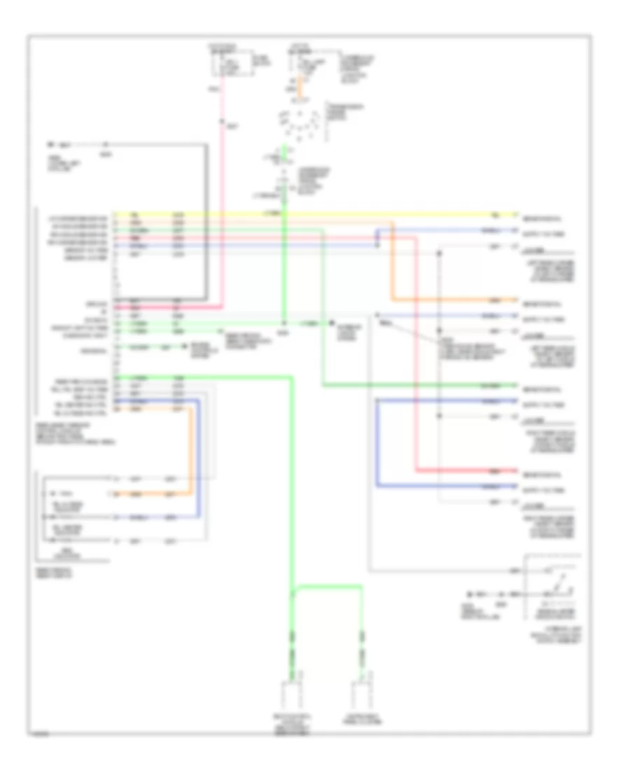 Parking Assistant Wiring Diagram for Oldsmobile Silhouette GL 2001