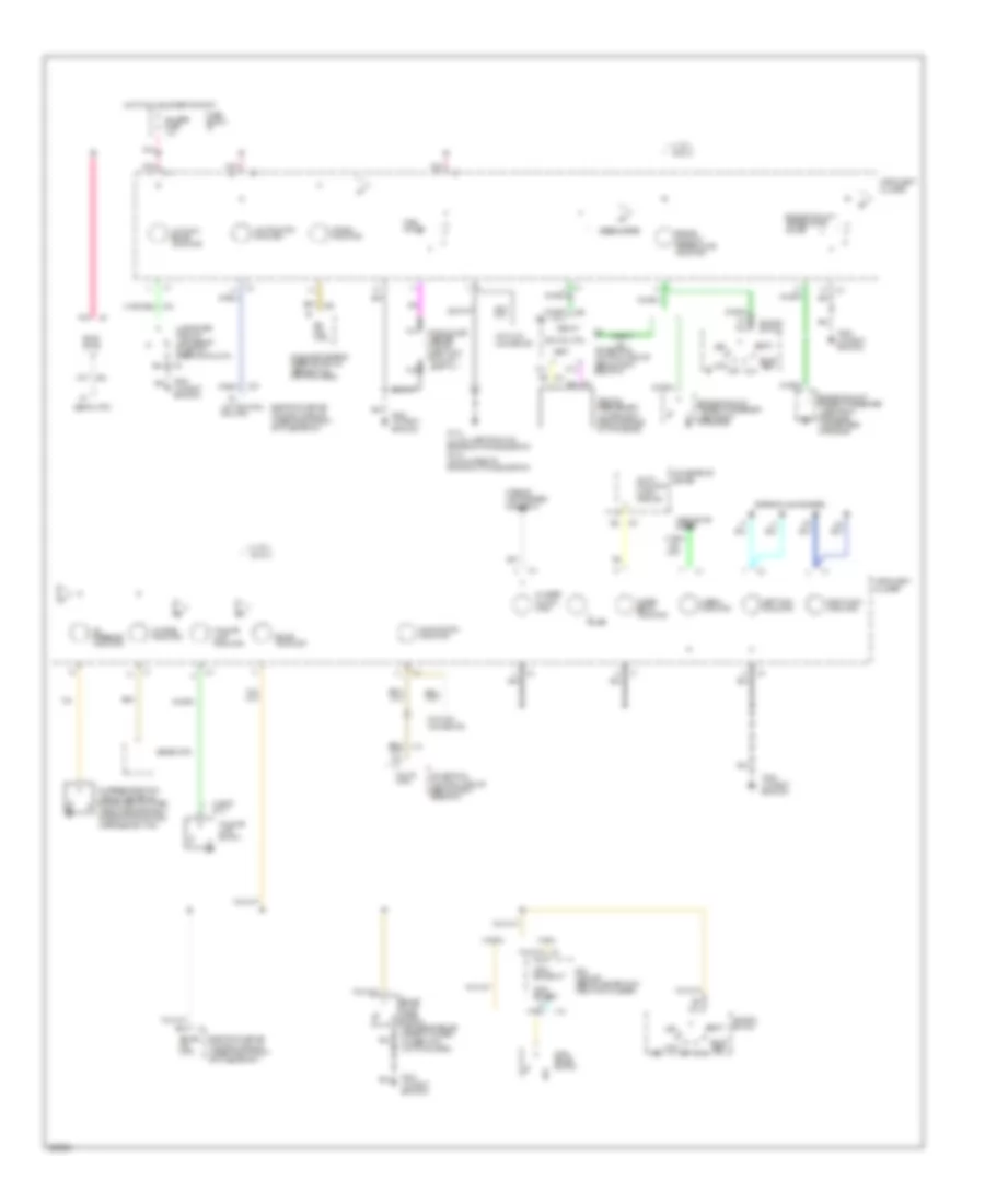 Instrument Cluster Wiring Diagram for Oldsmobile Cutlass Cruiser S 1994