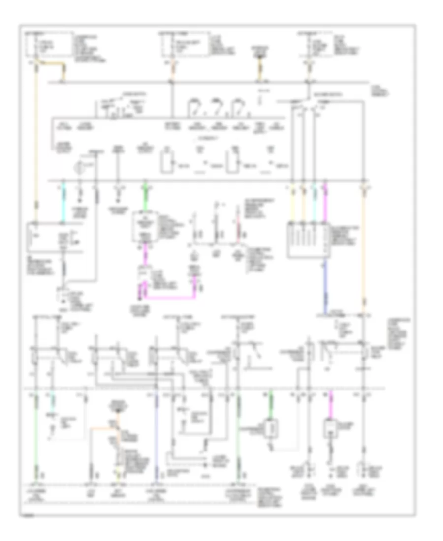 3.4L VIN E, Manual AC Wiring Diagram for Oldsmobile Alero GLS 2002