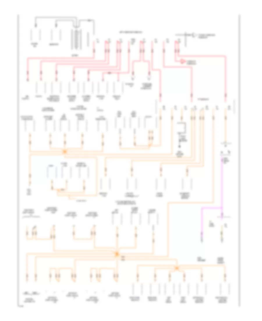Power Distribution Wiring Diagram 1 of 4 for Oldsmobile Eighty Eight Royale 1994
