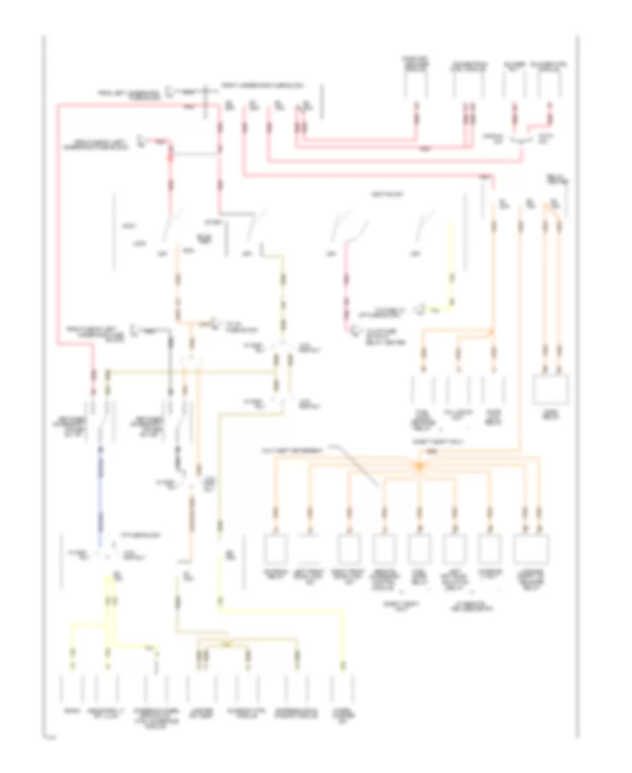 Power Distribution Wiring Diagram 2 of 4 for Oldsmobile Eighty Eight Royale 1994