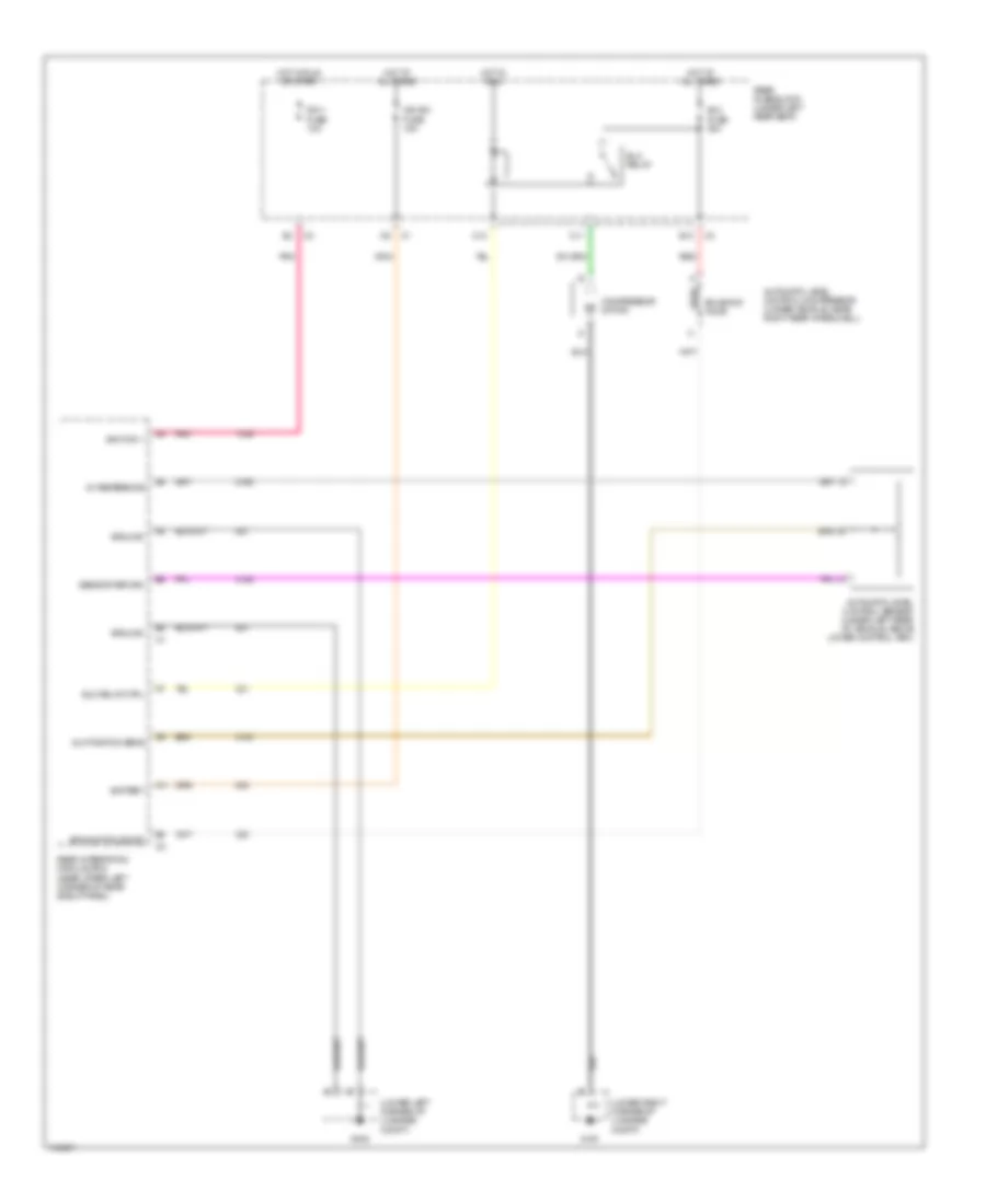 Electronic Suspension Wiring Diagram for Oldsmobile Aurora 2002