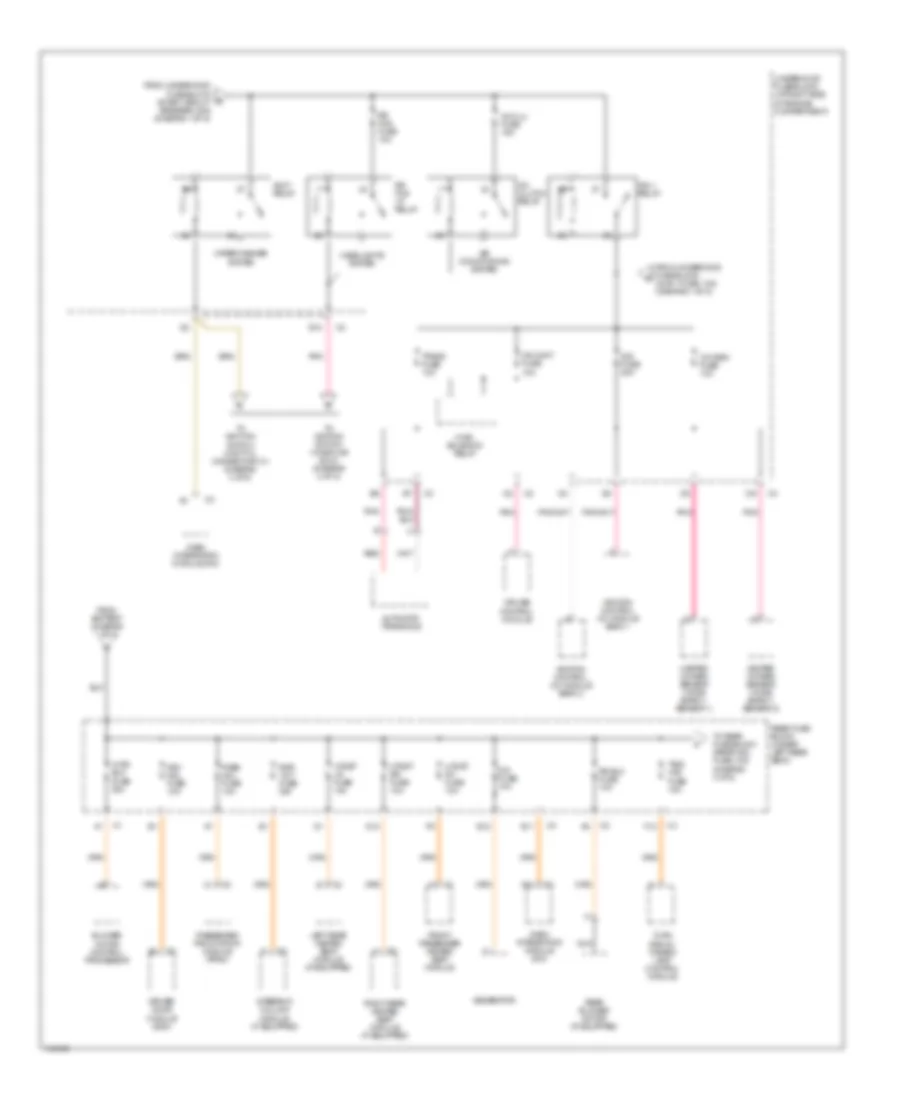 Power Distribution Wiring Diagram (2 of 5) for Oldsmobile Aurora 2002