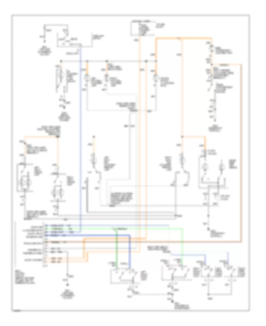 Courtesy Lamps Wiring Diagram for Oldsmobile Intrigue GL 2002