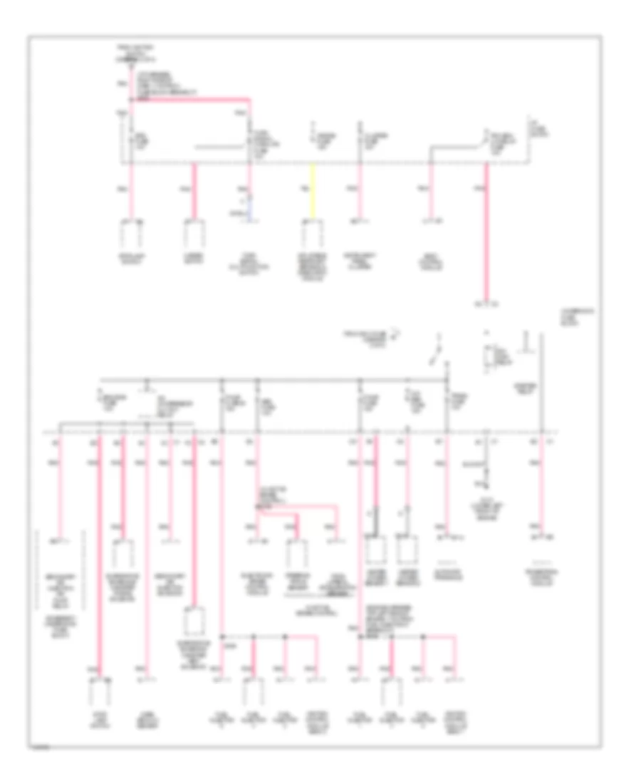 Power Distribution Wiring Diagram 3 of 4 for Oldsmobile Intrigue GL 2002