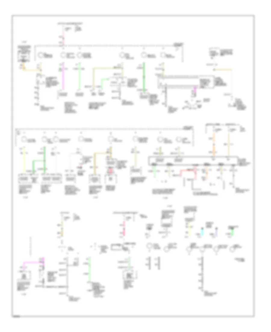 Instrument Cluster Wiring Diagram Base for Oldsmobile Ninety Eight Regency 1994