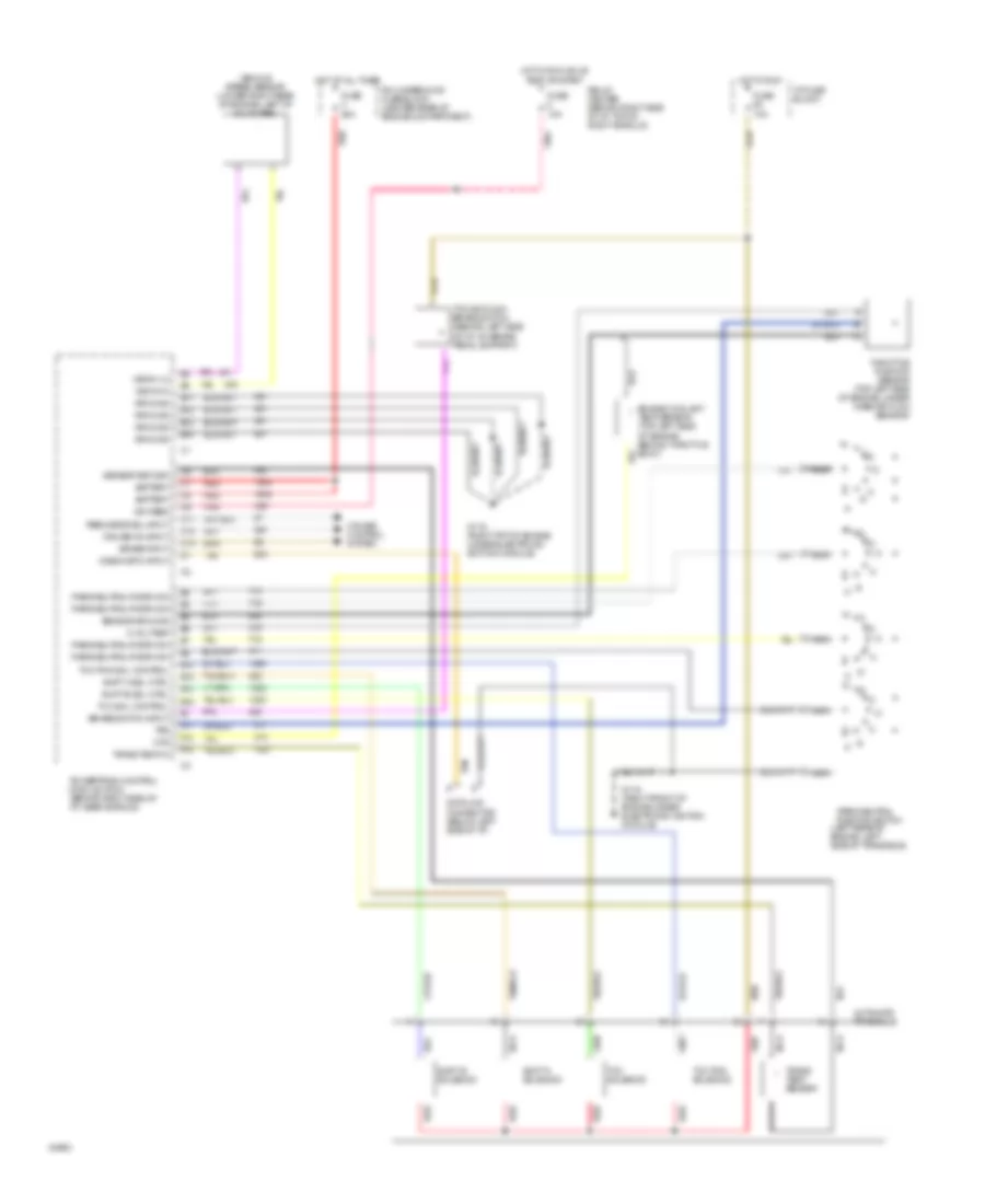 Transmission Wiring Diagram, 4T60-E for Oldsmobile Ninety-Eight Regency 1994