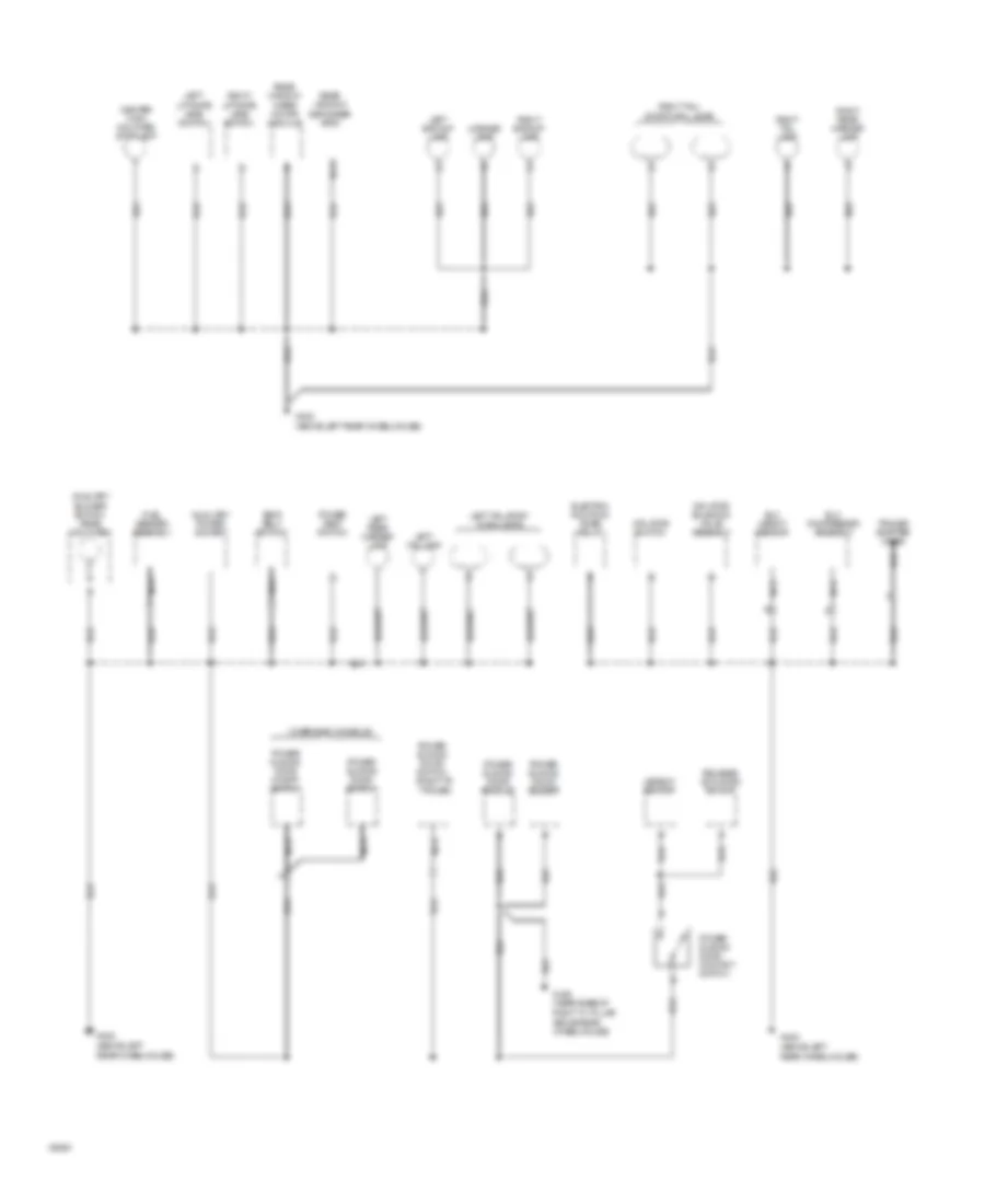 Ground Distribution Wiring Diagram 3 of 3 for Oldsmobile Silhouette 1994