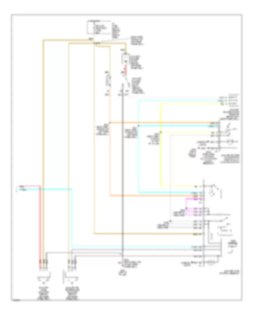 Manual AC Wiring Diagram, without Video Entertainment (2 of 2) for Oldsmobile Silhouette GL 2002