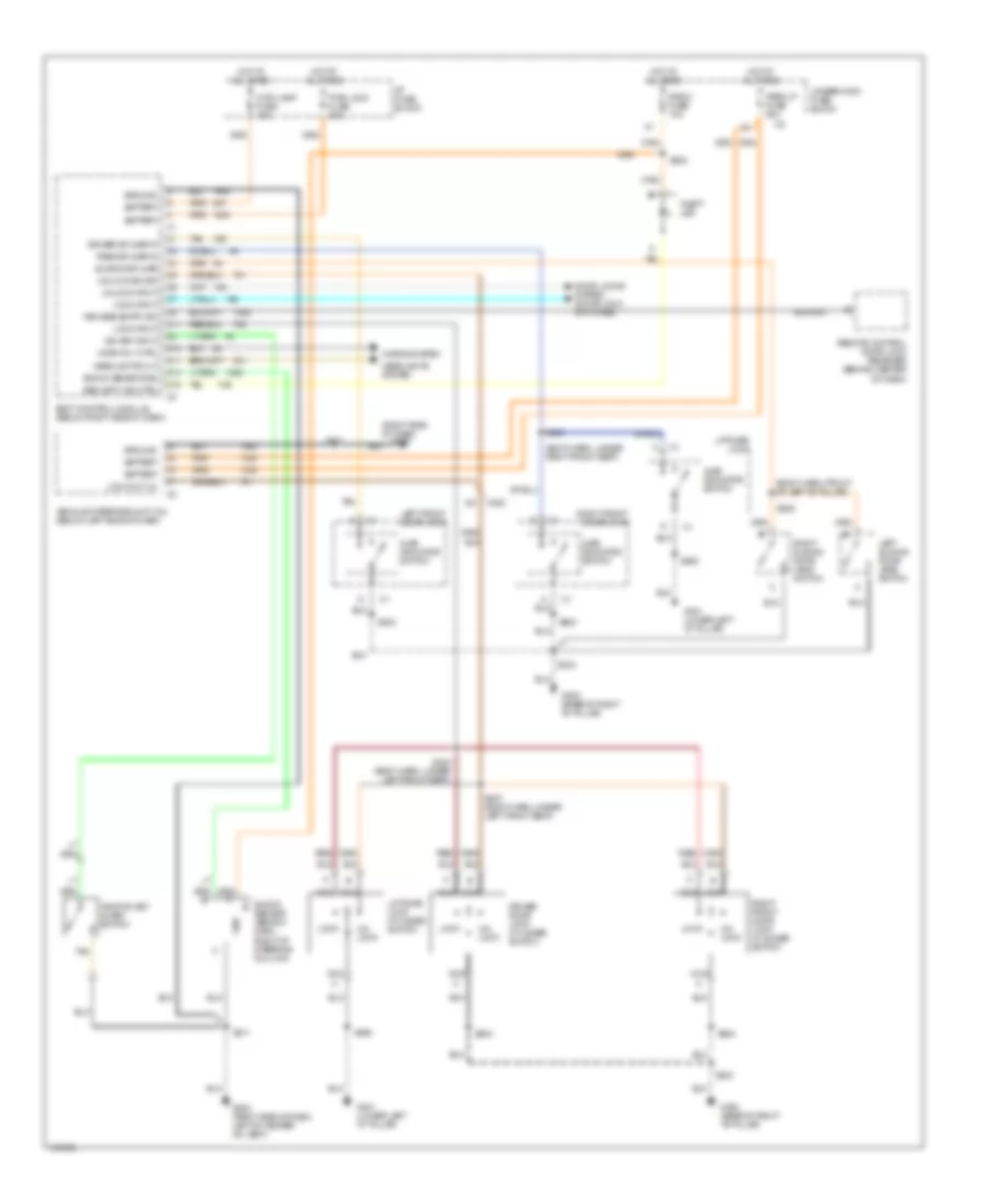 Forced Entry Wiring Diagram for Oldsmobile Silhouette GL 2002