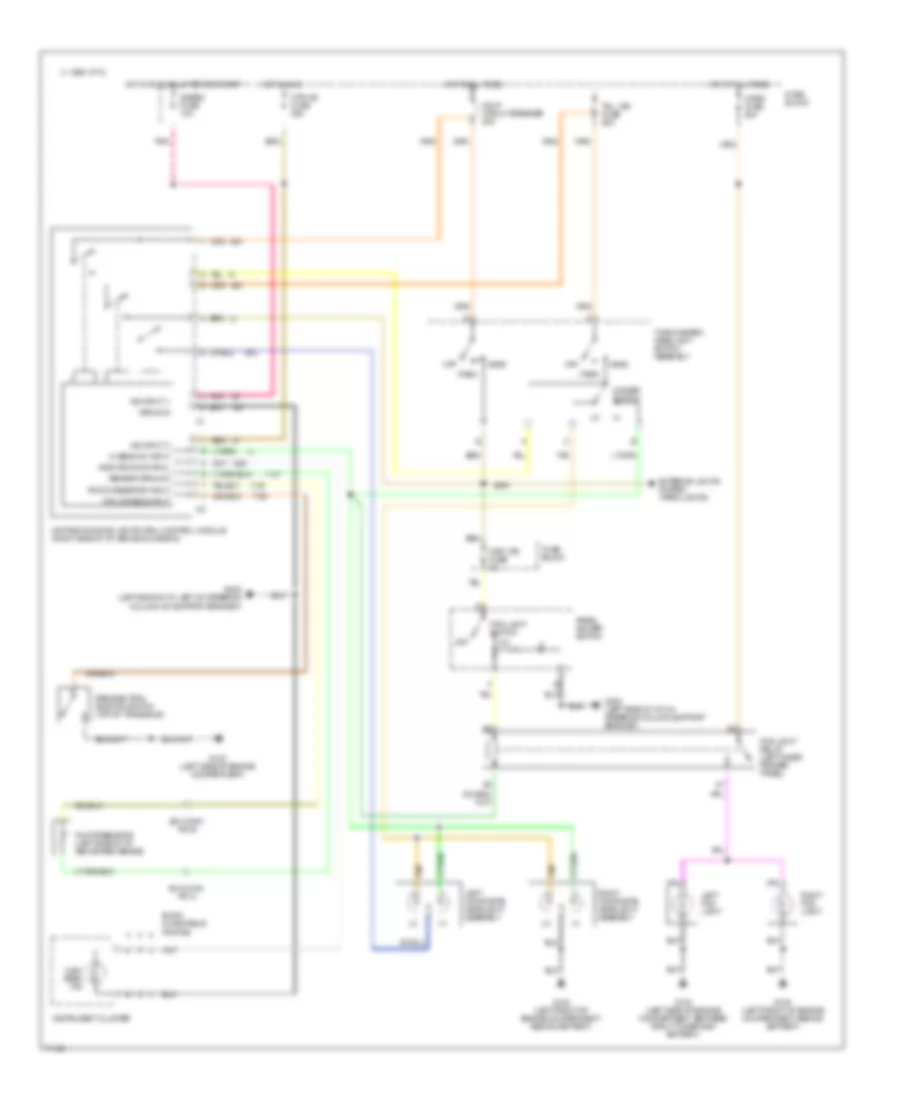 Headlight Wiring Diagram with DRL for Oldsmobile Achieva S 1995